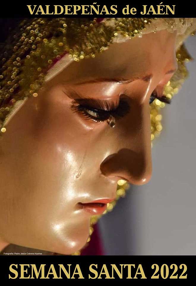 Cartel de Semana Santa en Valdepeñas de Jaén 2022